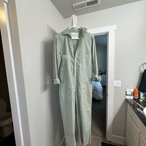Frank & Eileen Sage Green Ireland Long Jumpsuit